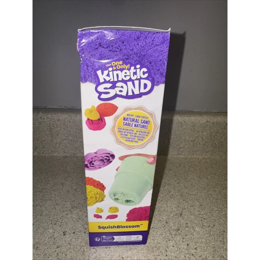 Kinetic Sand SquishBlossom Flower Playset 8 Oz Magical Blooming Flower NEW